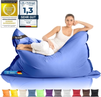 LAZY BAG Sitzsack für Indoor & Outdoor, Blau, Nylon, 400 l