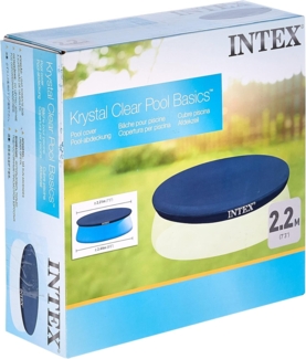 Intex Poolplane rund, PVC blau, 244 cm