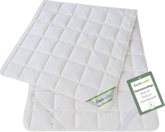 franknatur, Topper Unterbett Baumwolle, Baumwolle, Auflage aus reiner Baumwolle