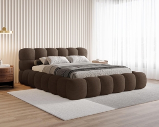 Chilly Möbel Polsterbett Stone Cord Stoff 200x200 cm mit Stauraum Poso 006