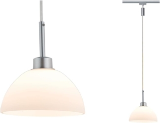 Paulmann URail Pendel Sarrasani max 1x10W GU10 Chrom matt/Opal 230V Metall Glas7573