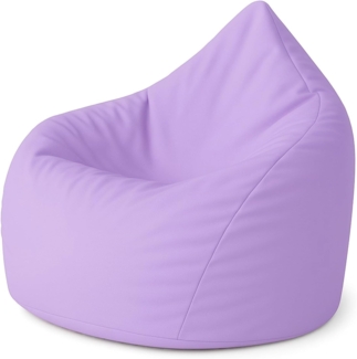 Patchhome Sitzsack Tropfenform, Nylongewebe/Styropor flieder für In & Outdoor XXXL, 480 Liter