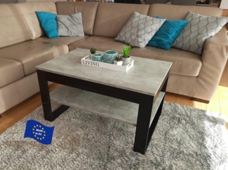 designimpex Couchtisch Design DA-222 Tisch Wohnzimmertisch 90x50x60cm