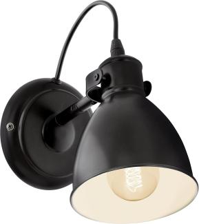 Eglo WANDLEUCHTE 1XE27 60W (PRIDDY SCHWARZ)