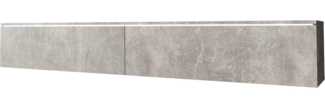 TV-Lowboard Stone 180, mit weißer LED Beleuchtung, Farbe: Beton