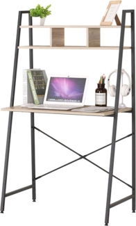 Urban Living COLORADO Arbeitstisch mit Regal 84x45,5x142 cm Schreibtisch 151381