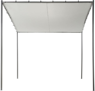 Pavillon VIMINO Metall 282 cm 294 cm Grau