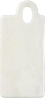 Broste Copenhagen Olina Schneidebrett white marmor 14x31cm