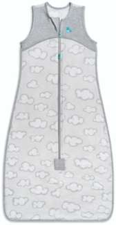 Love To Dream Schlafsack warm, 2,5 Tog für kühle Temperaturen (16-20 °C), langärmelig, tragbare Decke & integrierte Steppdecke, maschinenwaschbares Baumwoll-Fleece, 2 Reißverschlüsse für einfachen