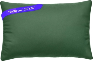 Wolkenfeld Kissenbezug Mikrofaser Kissenbezug - Allergiker Kopfkissenbezug - unfassbar weich, Größe 80x80, 40x80 und 70x90 cm I versteckter Reißverschluss