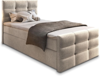 Masseno Boxbett AMON 80x200 cm mit Bonell Matratze und Topper