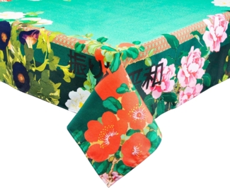 Excelsa Furisode Rechteckige Tischdecke, 140x180 cm, Baumwolle, Polyester, maschinenwaschbar