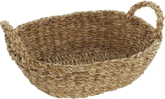 Schale Seegras oval Deko Aufbewahrung Obstschale Tisch Korb Obstkorb 35cm