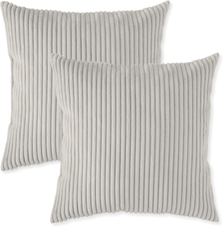 sleepling Sofakissen Zierkissen, (2 St, 2er Set), gemütliches Dekokissen aus robustem Polsterstoff, in Cord-Optik