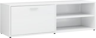 vidaXL TV-Schrank Hochglanz-Weiß 120 x 34 x 37 cm Spanplatte [801158]