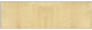vidaXL Teppich Rechteckig Hell Natur 60x200 cm Bambus 376837