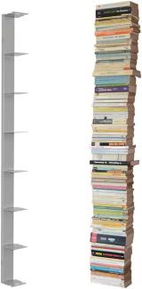 Radius 2-reihig Silber Wand Bücherregal gross Booksbaum 1
