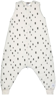 LÄSSIG Schlaf Jumpsuit Sleeping Jumper Baby Schlafsack 2022 (1-2 Jahr 80cm fit 86-92, Bricks Milky)
