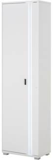 Stauraumschrank Bellport in weiß matt 55 x 200 cm