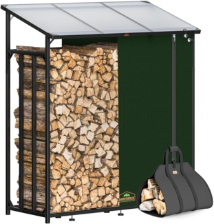 GARDEBRUK® Kaminholzregal XXL, mit wasserabweisender Abdeckplane