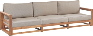 3 Sitzer Sofa TIMOR Zertifiziertes Akazienholz Heller Holzfarbton