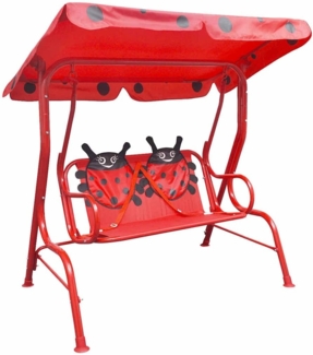 vidaXL Kinder-Hollywoodschaukel Rot 41840