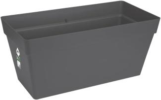 elho Loft Urban Terrace 70 - Übertopf für Außen - Ø 69. 3 x H 32. 5 cm - Schwarz/Anthrazit