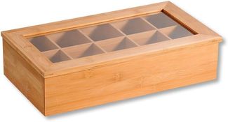 Teebox - 10er Einteilung - Bambus