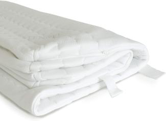 AM Qualitätsmatratzen | Hochwertiger Tencel Matratzenbezug 100 x 200 x 16 cm - Ersatzbezug