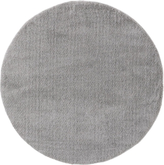 benuta Hochflor-Teppich Soda, rund, Höhe: 21 mm, Kunstfaser, Berber, Ethno-Style, Wohnzimmer