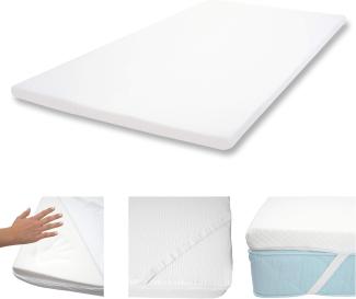 Memoryfoam-Matratzentopper 140x200cm Viscoschaum