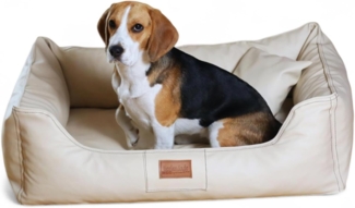 tierlando® Tierbett tierlando® Orthopädisches Hundebett Maddox Kunstleder Hundesofa Mittel