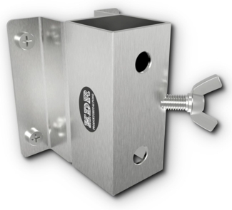 KDR Produktgestaltung Schirmhalter Wandmontage Sonnenschirmhalter Wand Sonnenschirmständer Sonnenschirm, für Stöcke bis Ø 38 mm