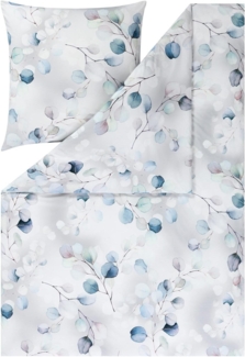 Estella Mako Interlock Jersey Bettwäsche Lunaria silber|140x200 cm + 70x90 cmEstella Mako Interlock Jersey Bettwäsche Lunaria silber