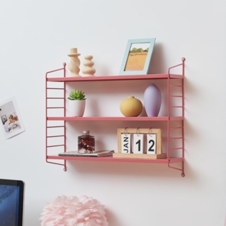 Modulares Wandregal Strängnäs Wassermelonenrot [en. casa]