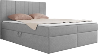 Boxspringbett Estnik (Farbe: Lima 14, Größe: 160x200)