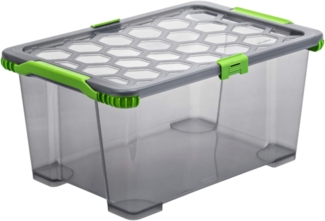 Rotho Aufbewahrungsbox EVO Total inkl. Deckel 44 L anthrazit