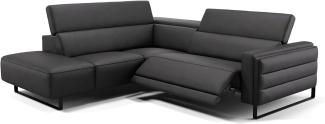 Sofanella Polsterecke DELTONA Sofalandschaft Eckcouch Designersofa in Schwarz