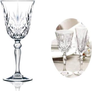 RCR MELODIA Goblet, CL 27, Wasser Glas, transparent, 9 x 9 x 20 cm