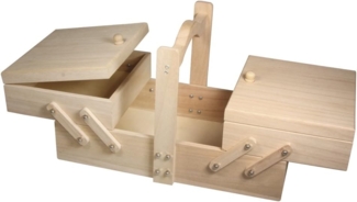 Holz-Nähkästchen, FSC mixed credit, 34,5x20x21,5cm