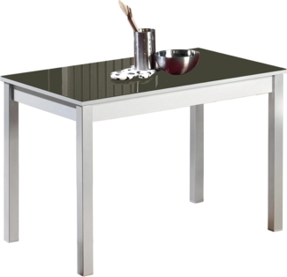 ASTIMESA Fija Küchentisch, Metall, Graphit, 100x60 cm