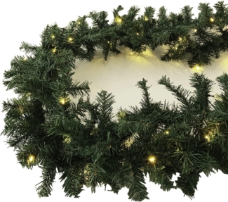 XXL LED Tannengirlande Weihnachtsbeleuchtung 810cm mit 100 LED