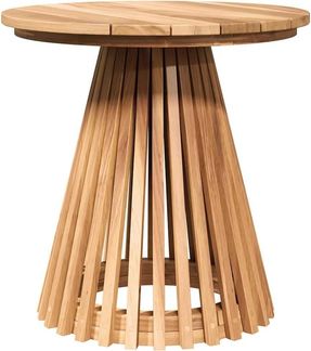 vidaXL Beistelltisch Braun 50 x 50 x 49,5 cm Massivholz Teak 42006348