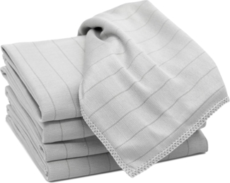 ZOLLNER Geschirrtuch, (Spar-Set, 5-tlg), 40x60 cm, 80% Polyester, 20% Polyamid, vom Hotelwäschespezialisten