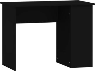 vidaXL Schreibtisch Schreibtisch Schwarz 100x55x75 cm Holzwerkstoff