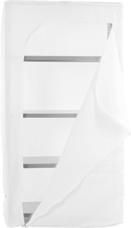 SimonRack Schutzhülle für Regale, 200 x 100 x 30 cm, Reißverschluss, Weiss
