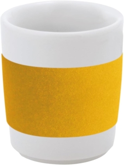 KAHLA Becher touch! henkelloser Becher mit Samt-Banderole, Porzellan, Made in Germany