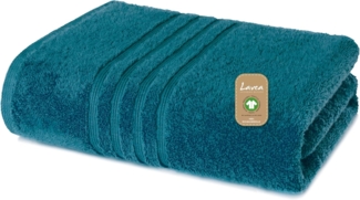 Lavea Handtücher Bali Handtuch 50x100 cm, Weiches Bio-Baumwollfrottee (1-St), pflegeleicht, GOTS-zertifiziert, extra saugstark mit 500g/m²