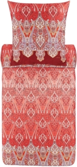 Bassetti Bettwäsche RAGUSA, Satin, 2 teilig, Áus satinierter Baumwolle mit Allover-Print