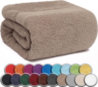 NatureMark SAUNATÜCHER Premium Qualität 80x200 cm SAUNATUCH Sauna-Handtuch 100% Baumwolle Farbe: Sand/Beige